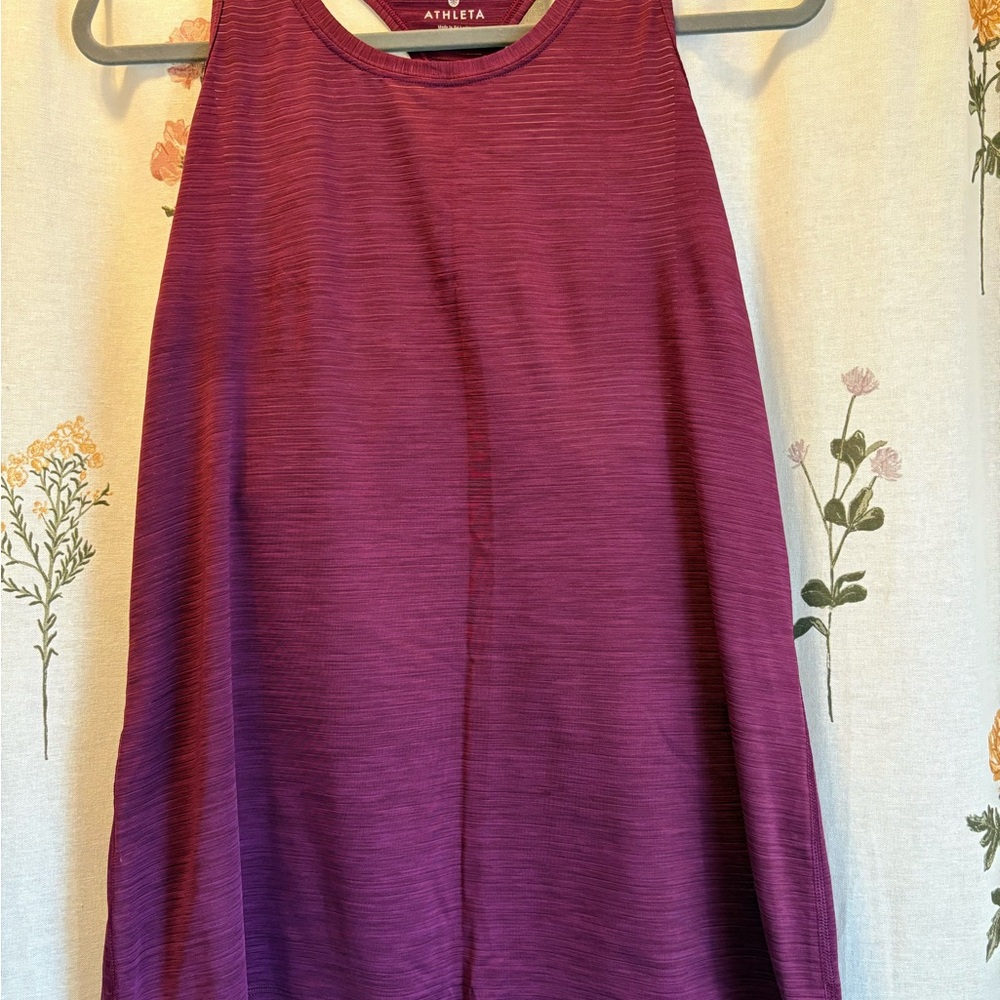 Athleta Berry Sleeveless Top - Picture 2 of 5